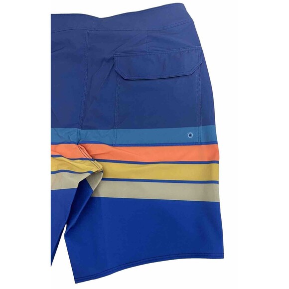 Patagonia Men's Hydropeak Boardshorts 18" swim trunk Santa Cruz Stripe: Blue 28 - Picture 10 of 14